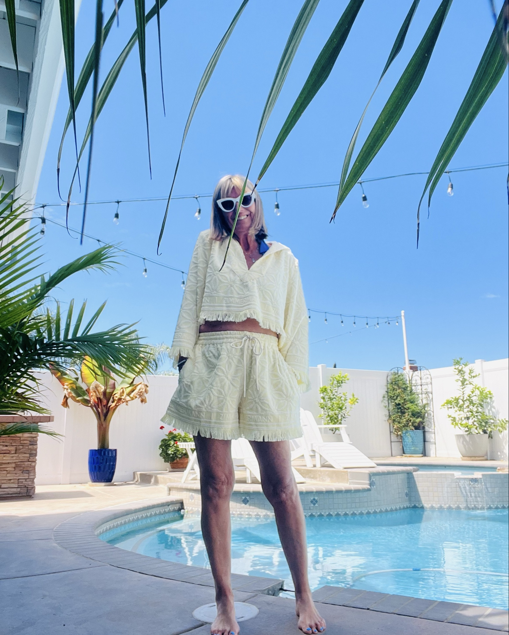 I am a sucker for matching sets! Grabbed this one from Zimmerman last year but found some cute options, that I would wear, linked here! Mine doubles as a seimsuit cover-up, but I wear these separately as well!  

#LTKTravel #LTKootd #LTKMidsize