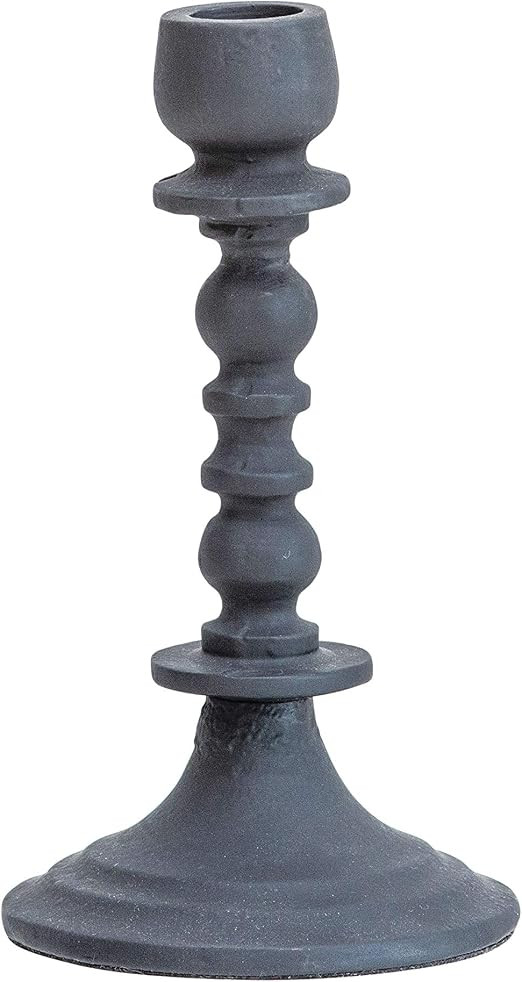 Bloomingville Small Decorative Black Aluminum Candle Holder | Amazon (US)