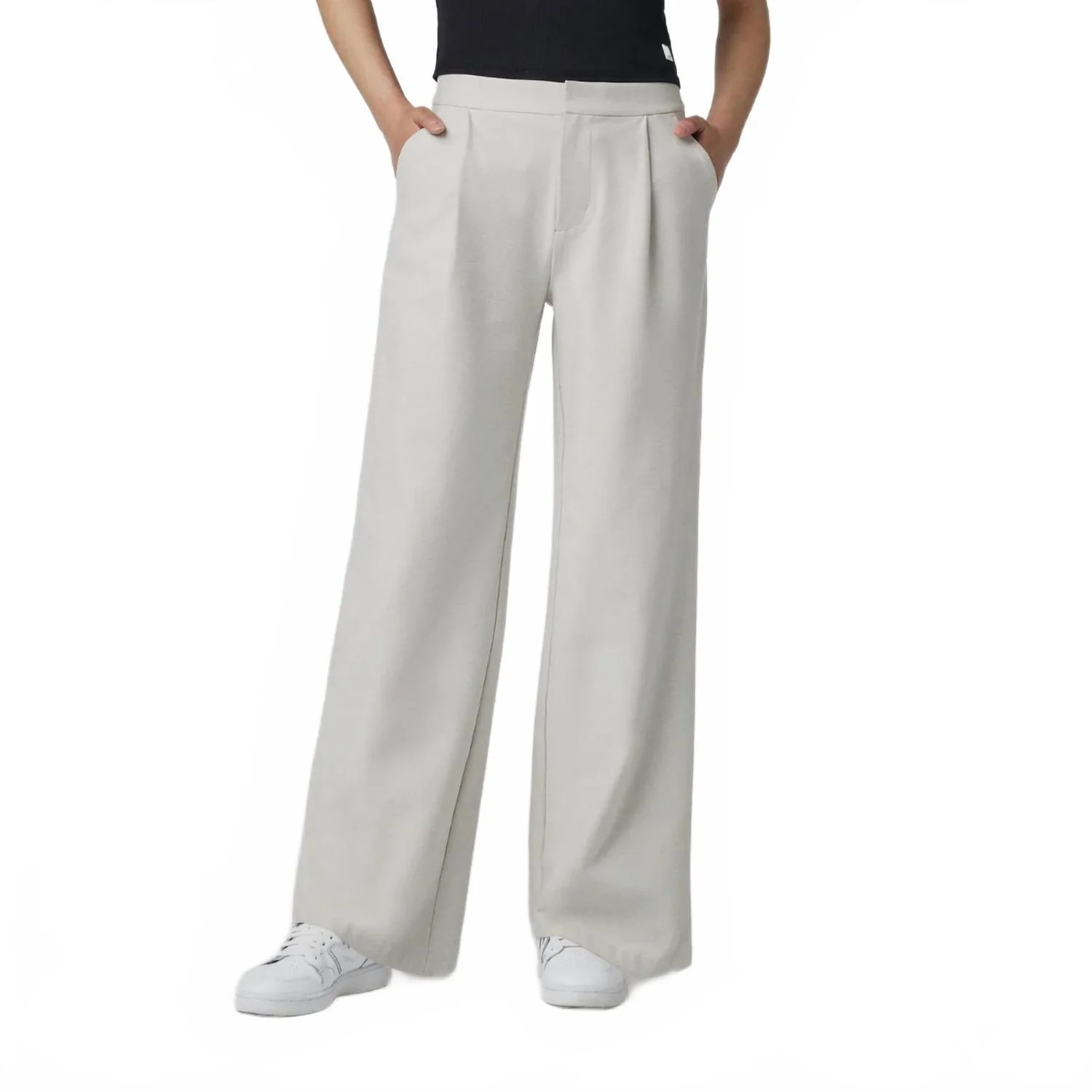 Elevation Trouser In Ecru Heather | Shop Simon