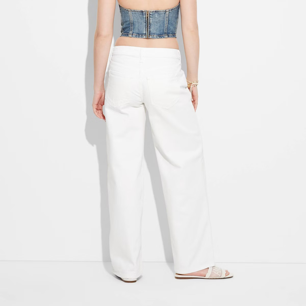 Women's Low-Rise Wide Leg Baggy Jeans - Wild Fable™ | Target