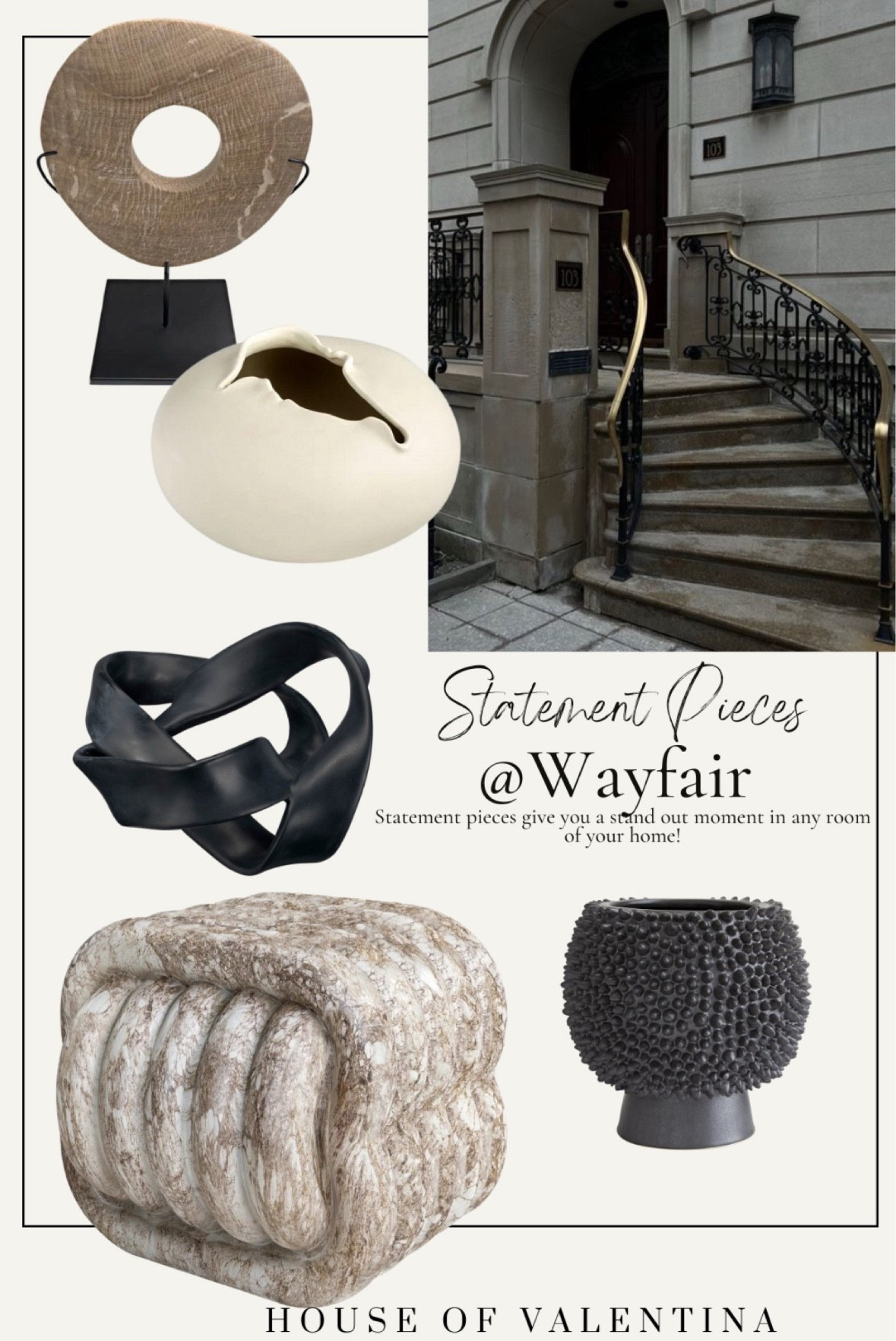 Statement pieces that add a stand out moment to any room.
House of Valentina, home decor, Wayfair

@wayfair #wayfair and #wayfairpartner

#LTKSeasonal #LTKStyleTip #LTKHome