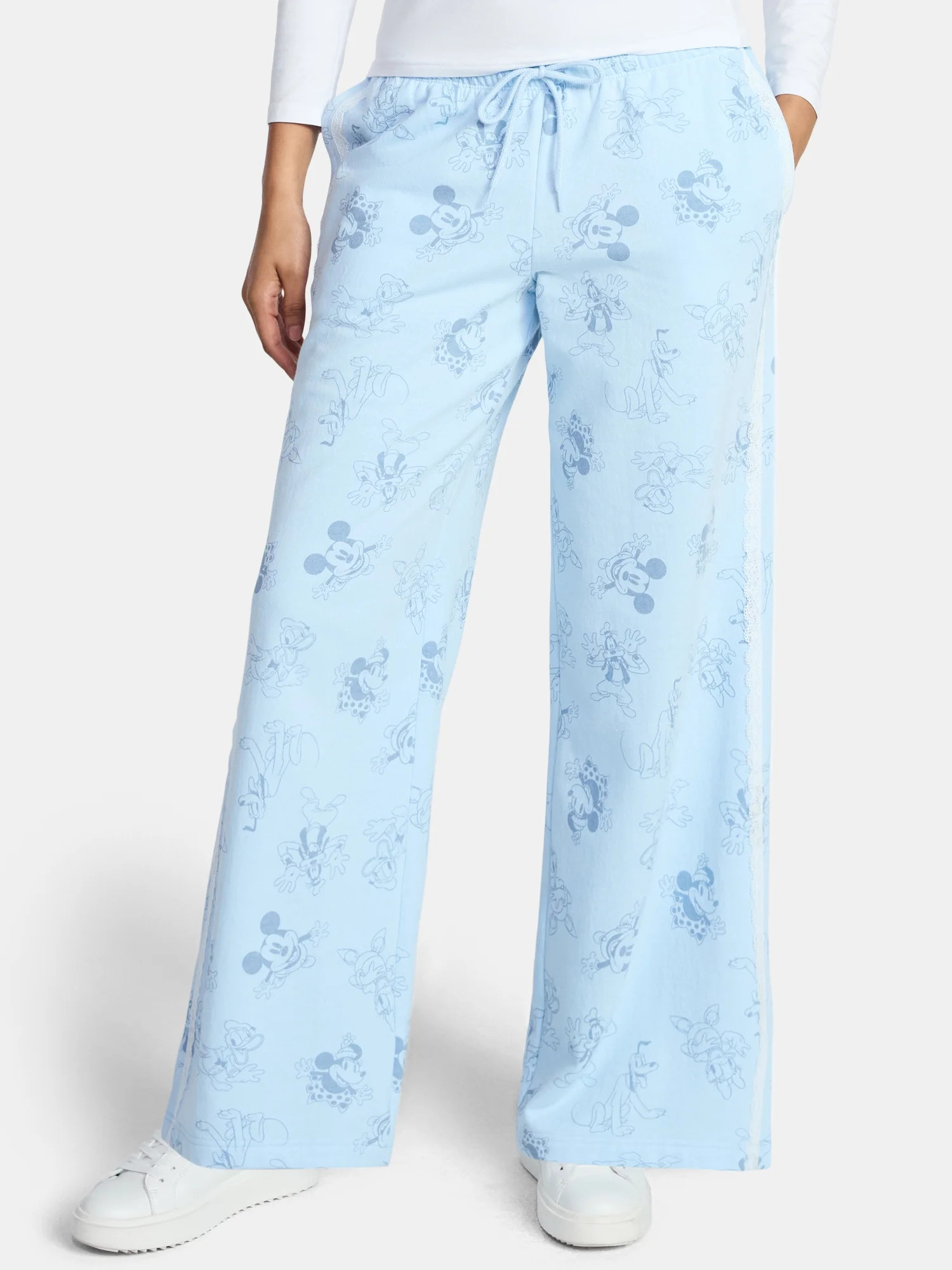 Disney Mickey Mouse and Friends Women's Printed Fleece Sweatpants, Sizes XXS-XXL - Walmart.com | Walmart (US)
