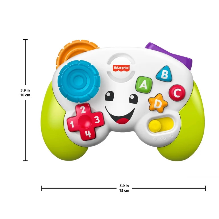 Fisher-Price Laugh & Learn Baby & Toddler Toy Game & Learn Controller Green Pretend Video Game wi... | Walmart (US)
