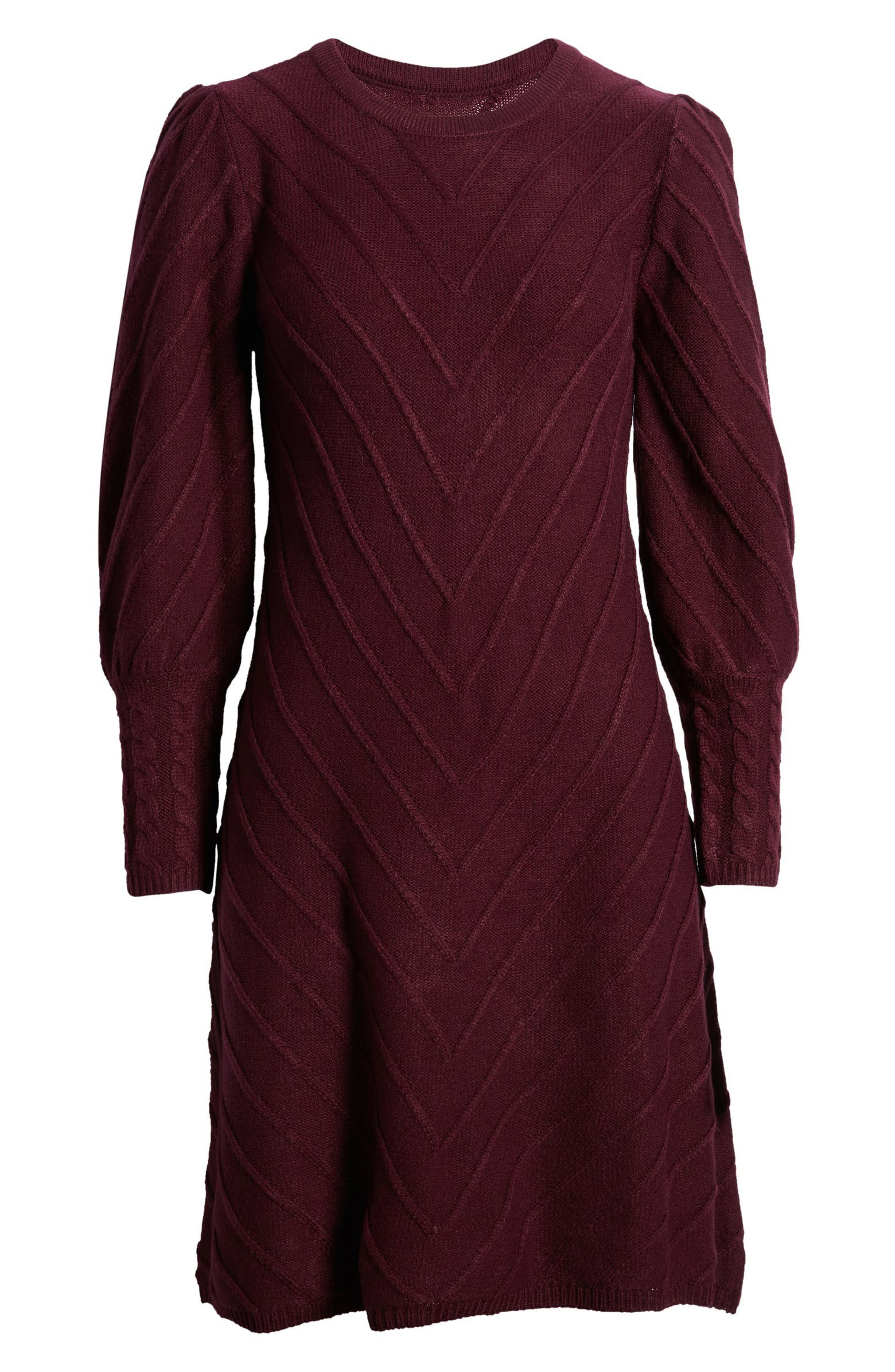 Eliza J Bubble Long Sleeve Trapeze Sweater Dress | Nordstrom | Nordstrom