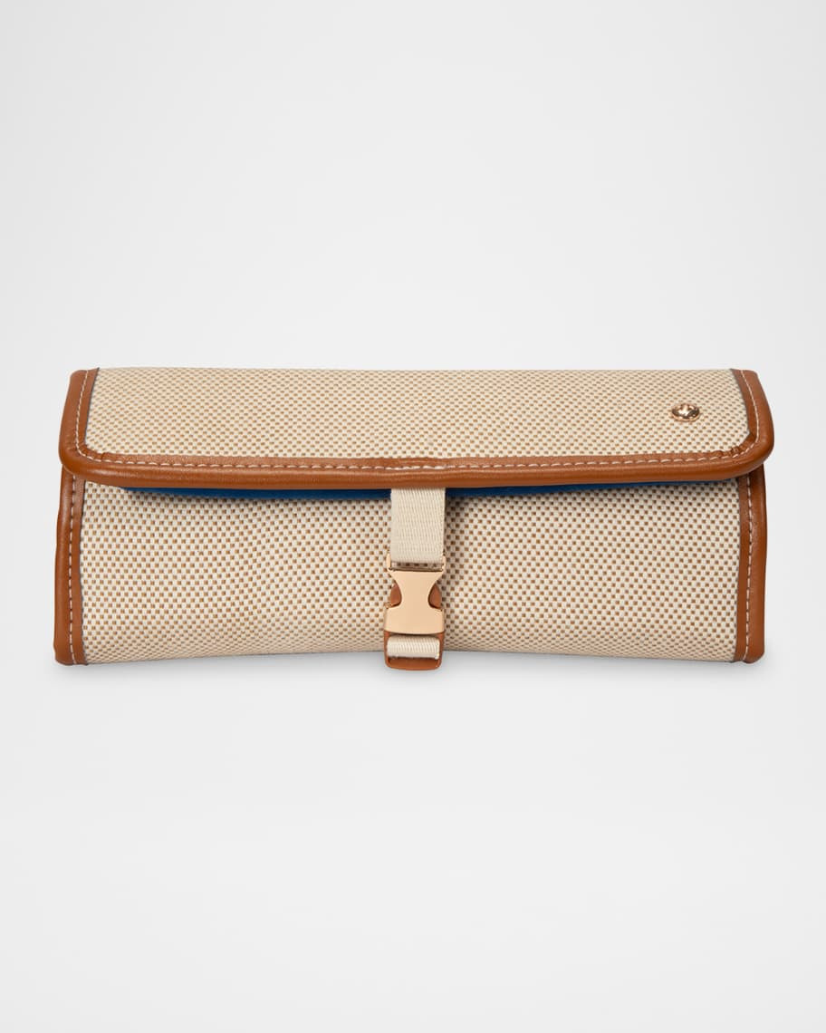 Tropea Ivory Ashley Jewelry Roll | Neiman Marcus