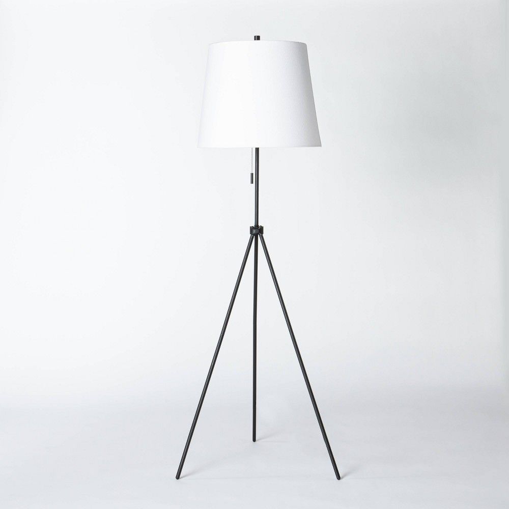 Metal Tripod Floor Lamp Black - Threshold designed with Studio McGee | Target