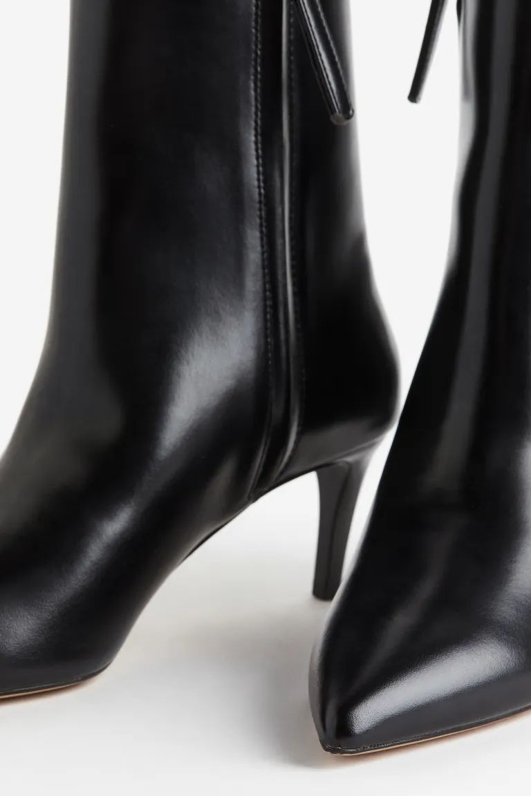 Heeled Boots - Black - Ladies | H&M US | H&M (US)