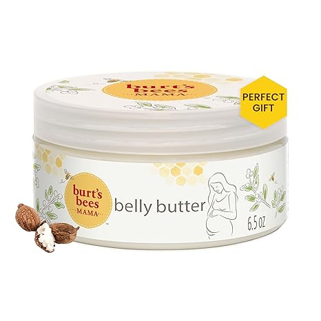 Burt's Bees Mama Belly Butter, Stretch Mark Cream for Pregnancy Massages Body & Reduces Scar Appe... | Amazon (US)
