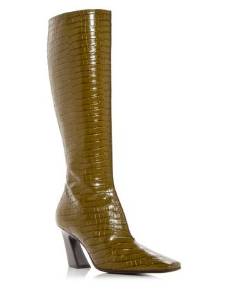 Women's Lewis Croc Embossed Boots | Bloomingdale's (US)
