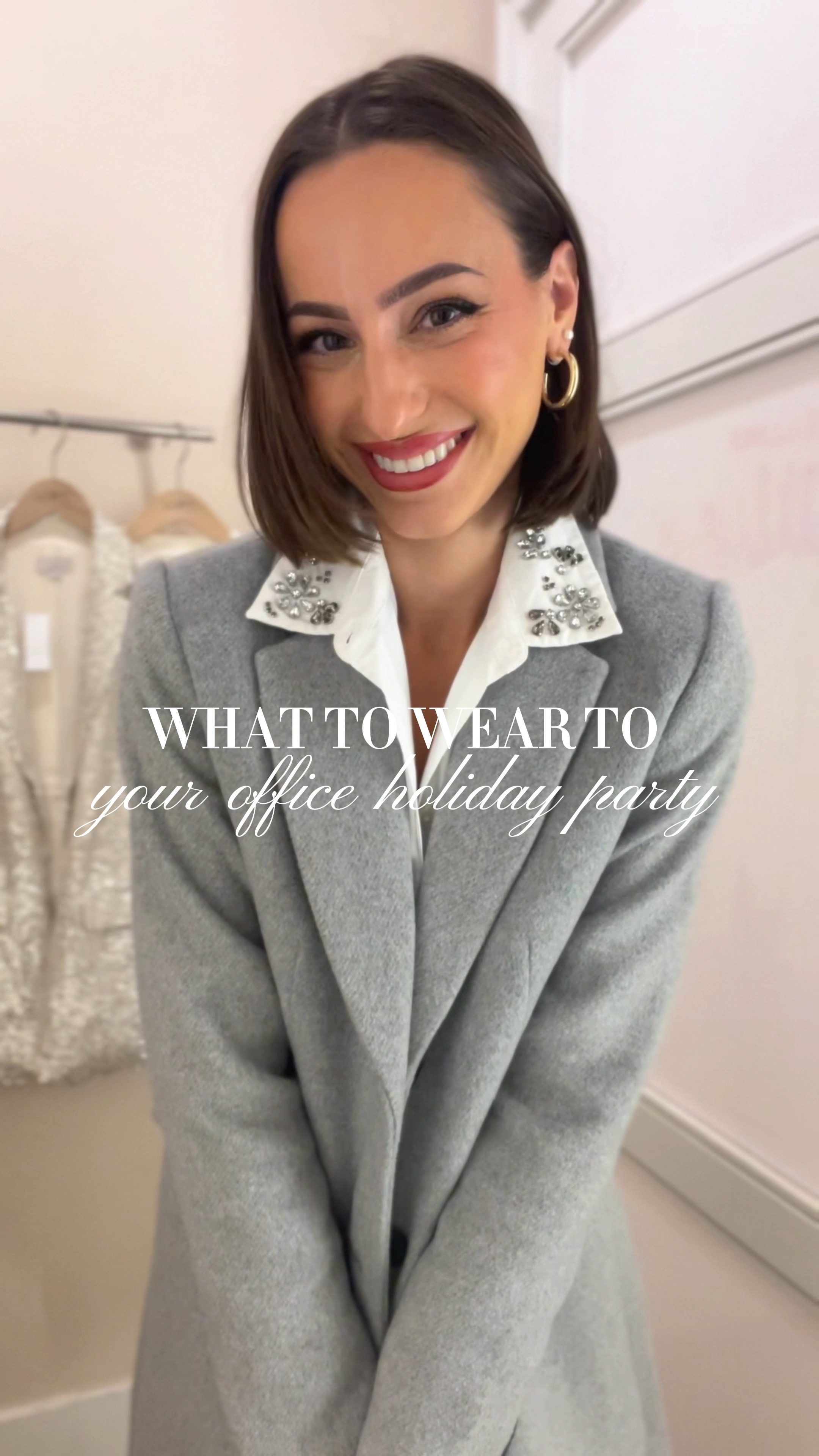 50% off loft for Black Friday 
Wool coat runs tts (wearing a 00 petite)
Embellished white button down runs tts (wearing a 00)
Trousers run big, size down (wearing a xxs)
Sequin blazer runs oversized, size down if you’re petite (wearing a 2)
Turtleneck runs tts (wearing a xxs)
Faux leather leggings run tts (wearing a 00 petite)
Pearl embellished sweater runs tts (wearing a xxs)
Kick flare jeans run tts (wearing a 24 petite)

#LTKSeasonal #LTKHoliday #LTKCyberweek