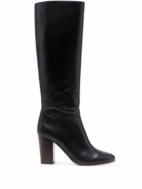knee-high leather boots | Farfetch (CA)