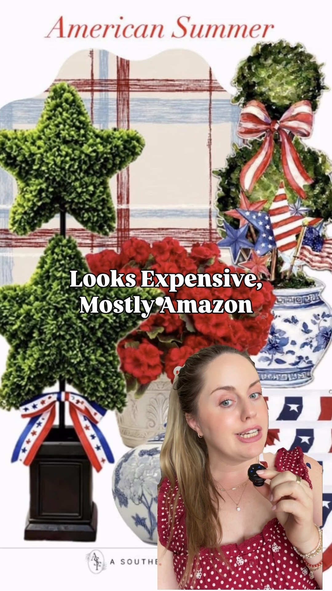The Hamptons edit — on an Amazon budget. 🤍 Star topiaries, lobster melamine, linen maxis, and a Mark & Graham bag on sale — this is the summer. Comment SHOP and I'll send everything straight to you! #ltkhome #amazonfinds #summerhomedecor #lookforless #4thofjuly

#LTKHome
