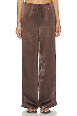 SNDYS x REVOLVE Dove Pant 2.0 in Chocolate. - size S | Revolve Clothing (Global)