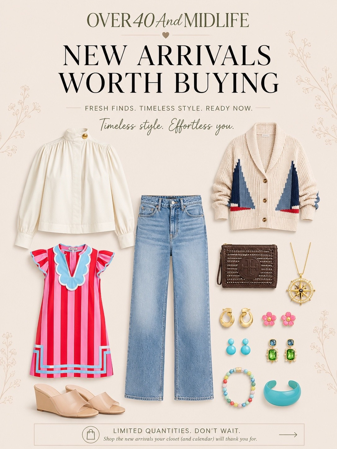 ✨Tap the bell, save and ❤️ for over 40 fashion, midlife style, midsize fashion and luxury looks for less. 

Spring and summer servals worth it 

👑"Helping you look good, feel good!" - Lindsey Denver

#LTKMidsize #LTKOver40 #LTKPlusSize