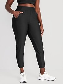 High-Waisted PowerSoft Combination Taper Pants for Women | Old Navy (US)