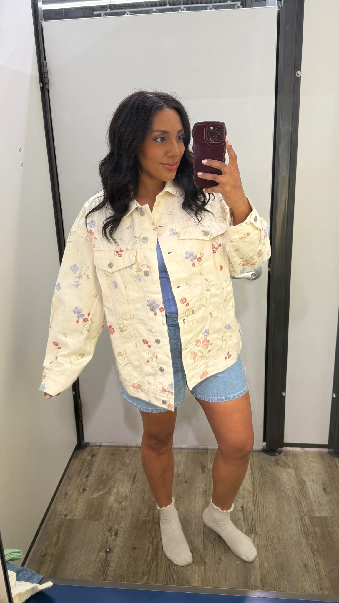 Obsessed with this Jacket, and ordering the matching barrel pants immediately! Size M in jacket (runs big) L in tank and 12 in shorts

#LTKootd #LTKSaleAlert #LTKMidsize