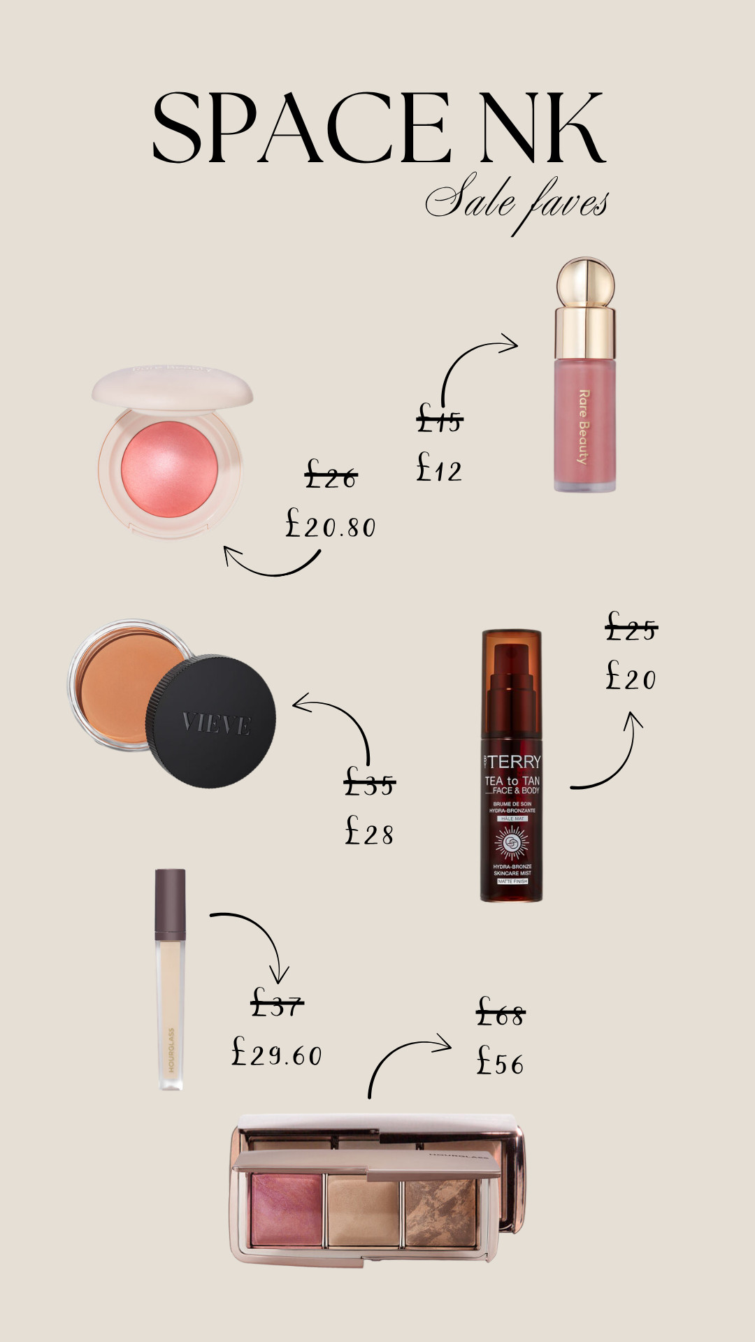 My Space NK Sale Picks! 20% off most makeup items 

 #LTKspring #LTKsummer #LTKbeauty