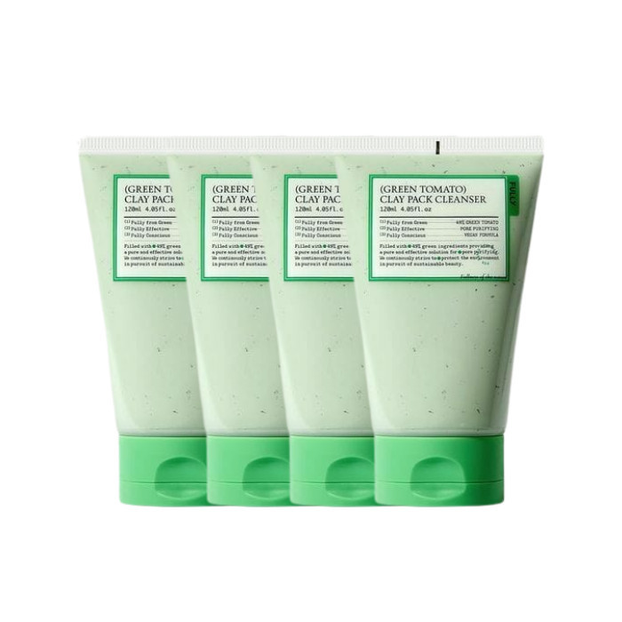 [Deal] FULLY - Green Tomato Clay Pack Cleanser - 120ml (4ea) Set | Stylevana