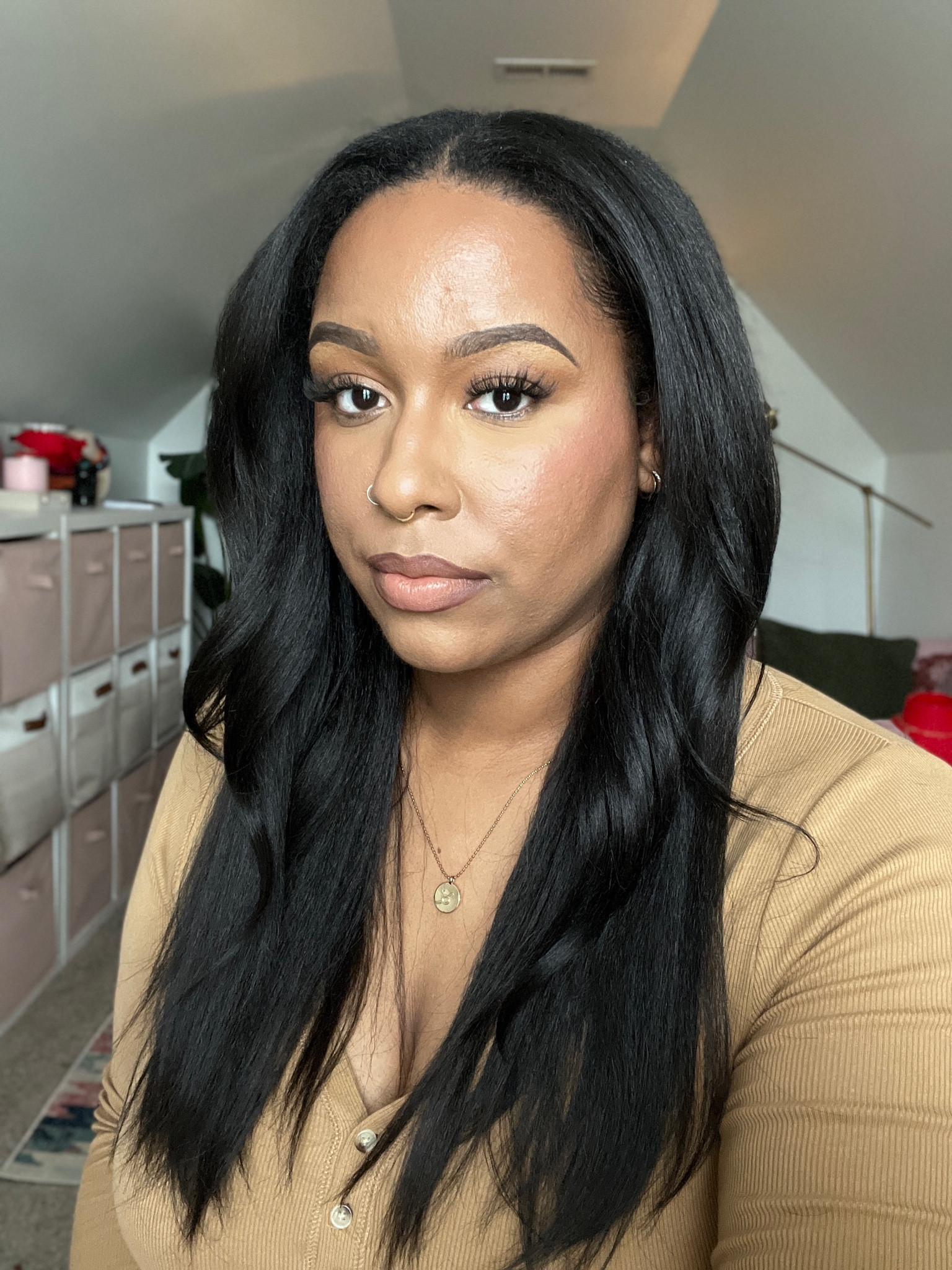 Outre Dominican Blowout 22” Synthetic U Part Wig in color Natural Brown

#LTKunder50 #LTKstyletip #LTKbeauty