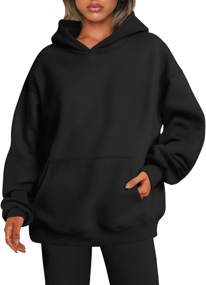 EFAN Womens Hoodies Oversized Sweatshirts Pullover Fleece Sweaters Long Sleeve Winter Fall Outfit... | Amazon (US)