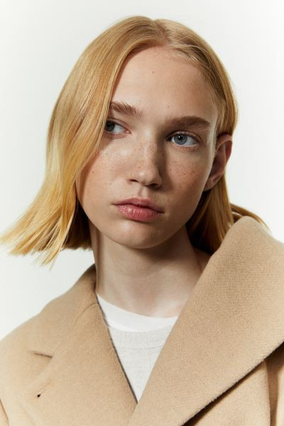 Rib-knit Top - Light beige - Ladies | H&M US | H&M (US + CA)