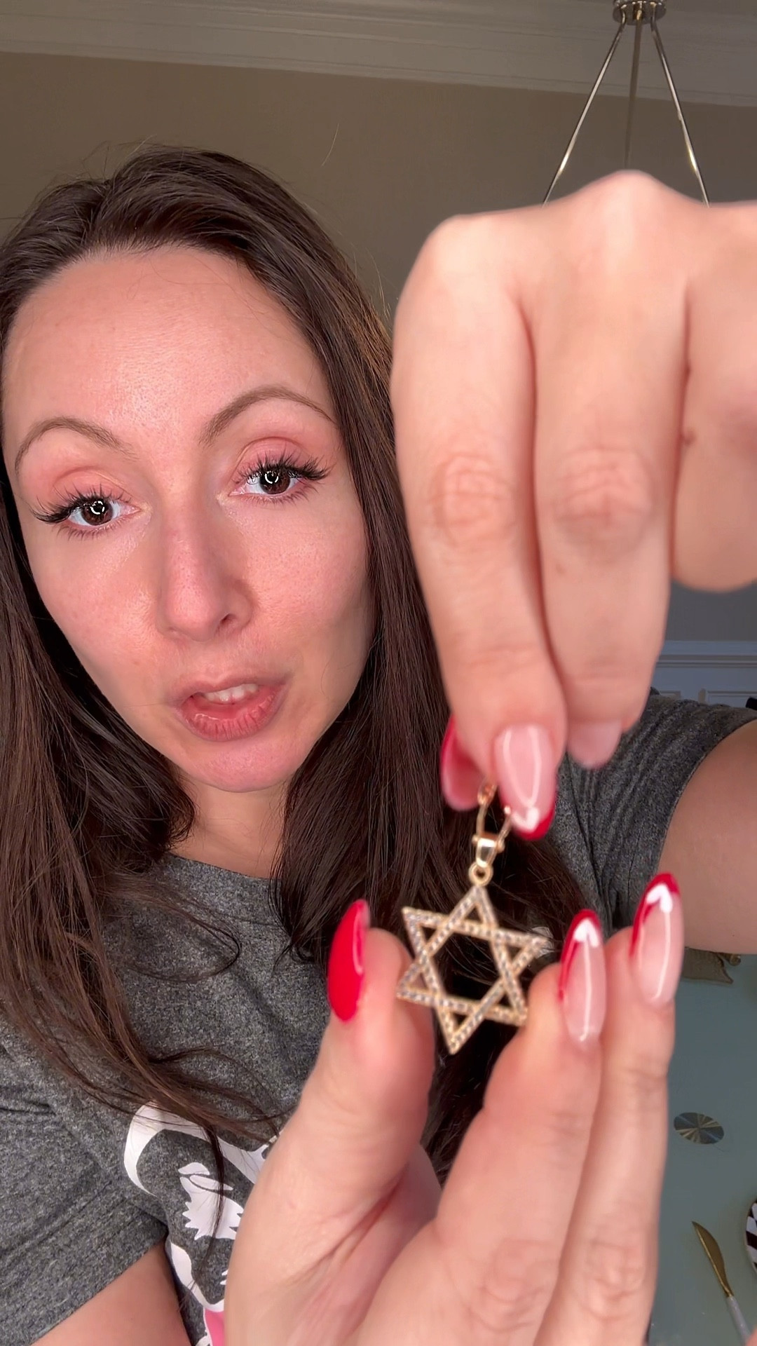 Every beautiful woman deserves to adorn themselves with something equally stunning, like the Barzel 18K Gold Plated Crystal Star of David Charm Necklace. Its intricate design, shimmering crystals, and gold plating add a touch of elegance and sparkle to any outfit. It's a timeless piece that complements and enhances natural beauty.

#LTKGiftGuide