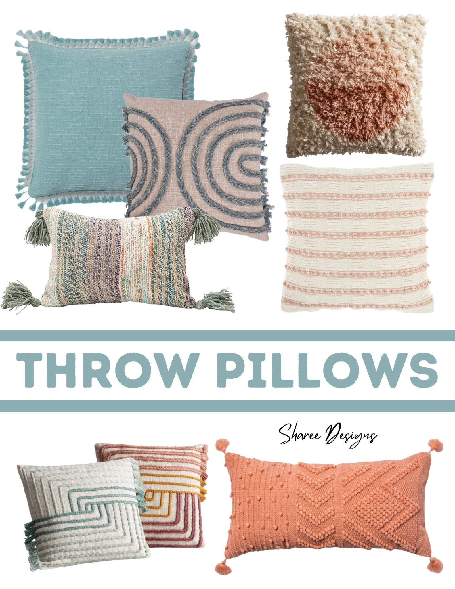 Throw pillows for a beach themed girls room

#LTKkids #LTKhome #LTKfamily