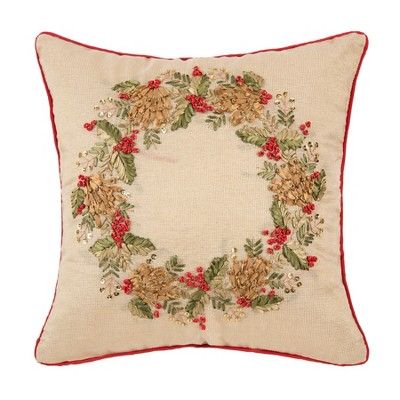 C&F Home Merry Wreath Pillow | Target
