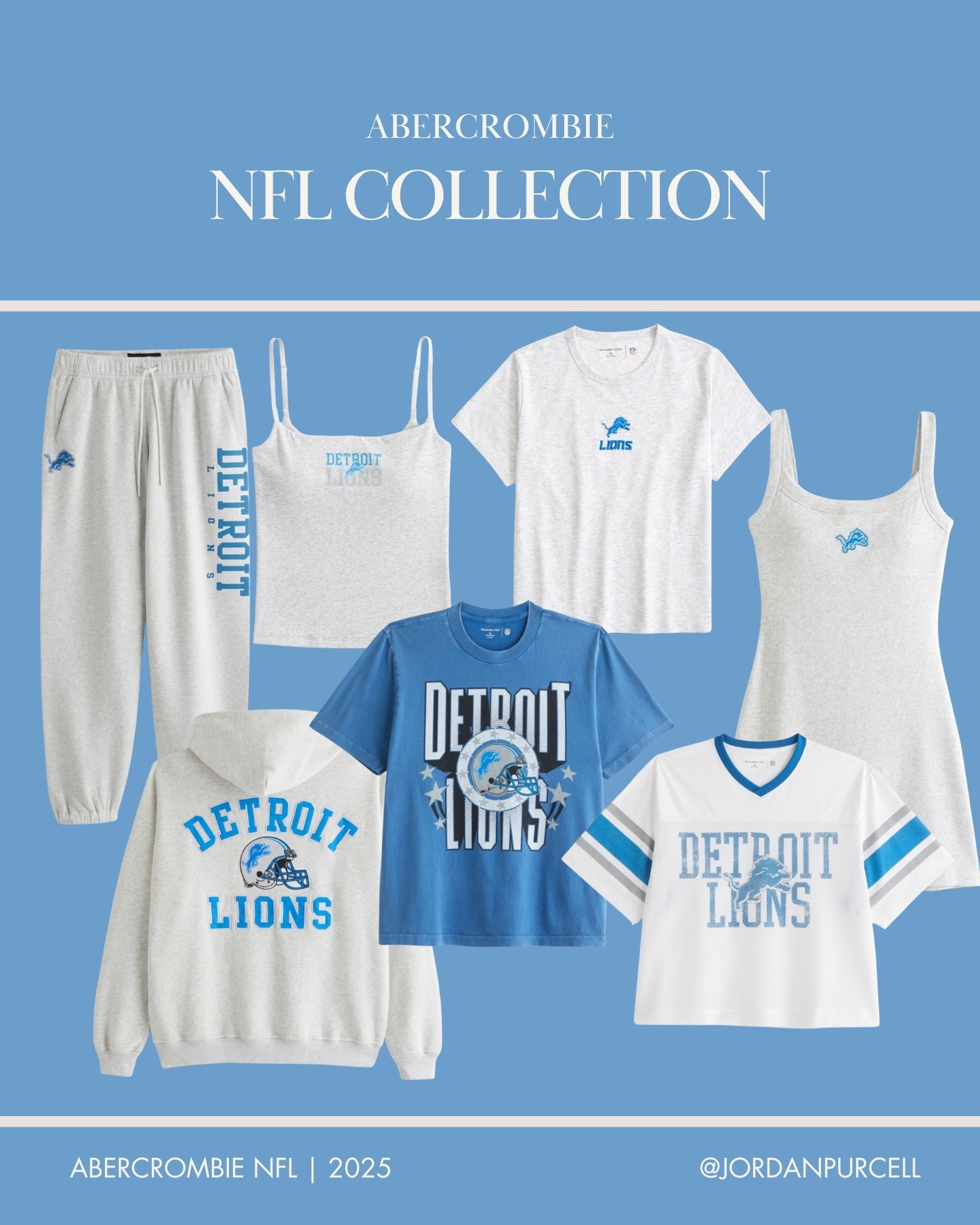 Abercrombie’s NFL collection = game day goals 🙌 Repping my team in style this season with cozy layers, sporty fits, and pieces that actually look cute and comfy. 