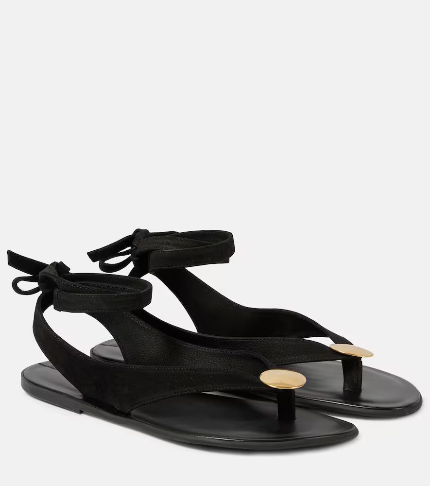 The Row Charm leather thong sandals | Mytheresa (US/CA)