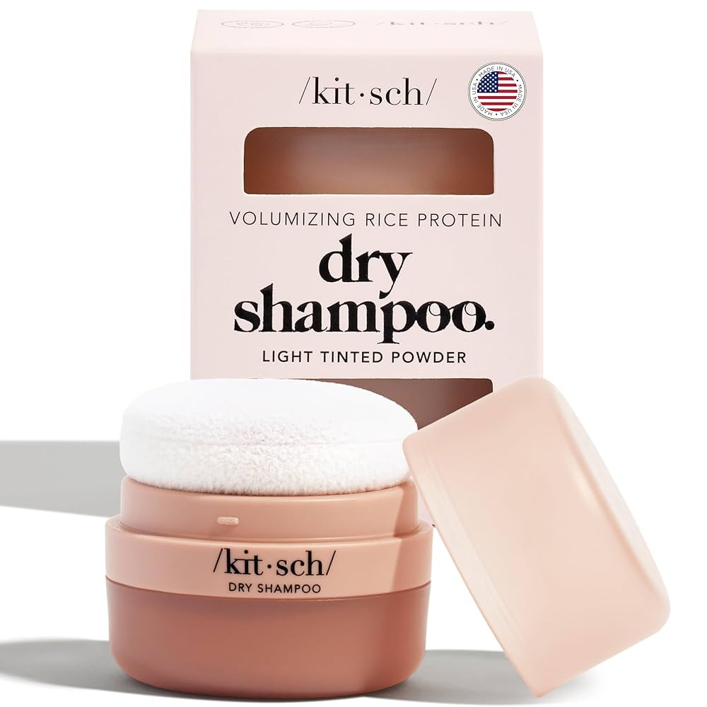 Kitsch Dry Shampoo for Women | Texture Powder for Men – For Oily & Light Hair – Rice Protein,... | Amazon (US)
