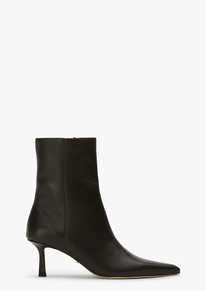 Quincy Chocolate Nappa Ankle Boots | Boots | Tony Bianco USA | Tony Bianco US