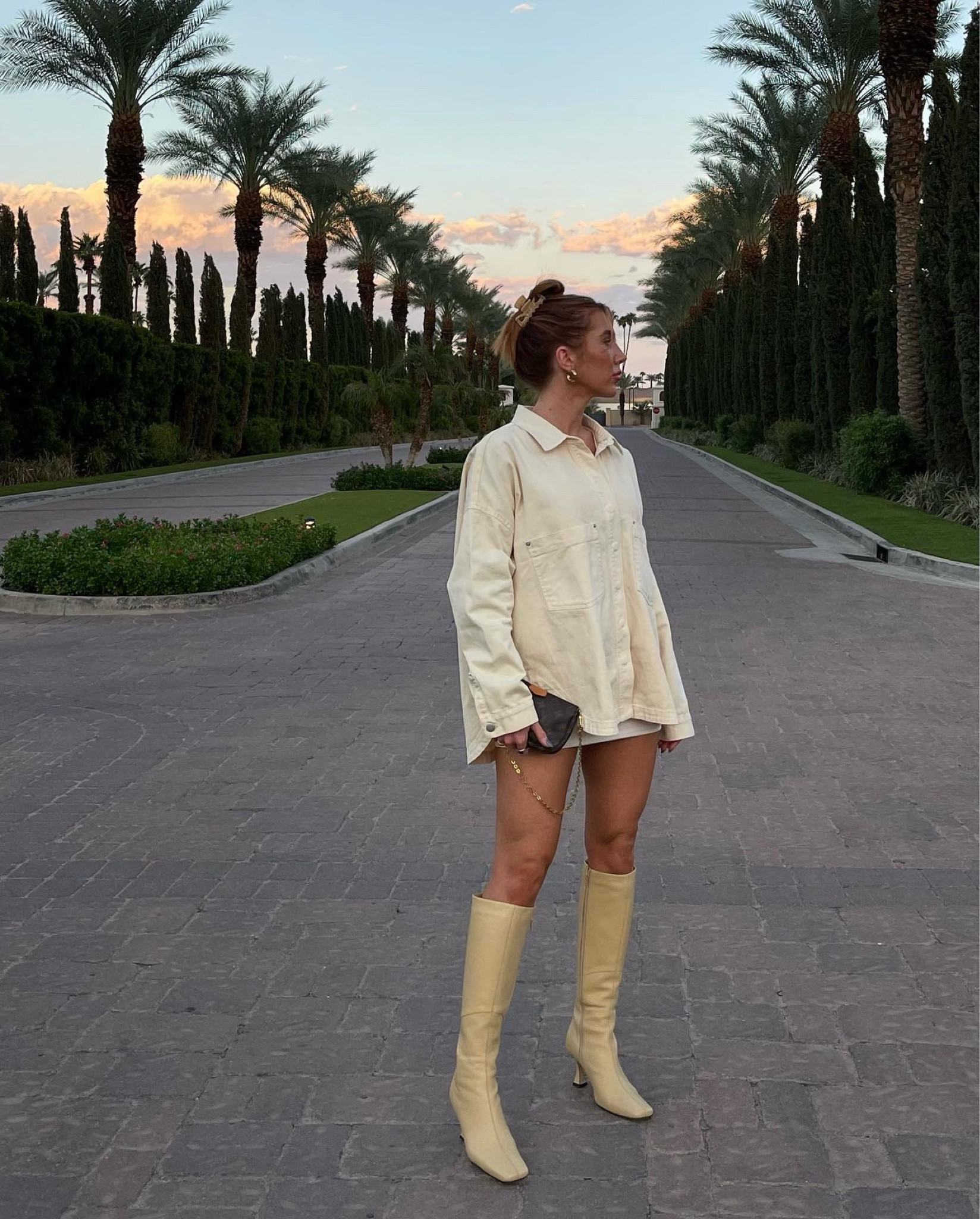 wearing an XL jacket — boots run tts