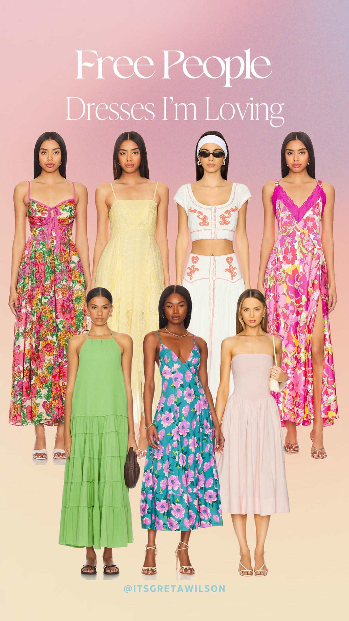 Dresses from Free People that I’m loving ✨