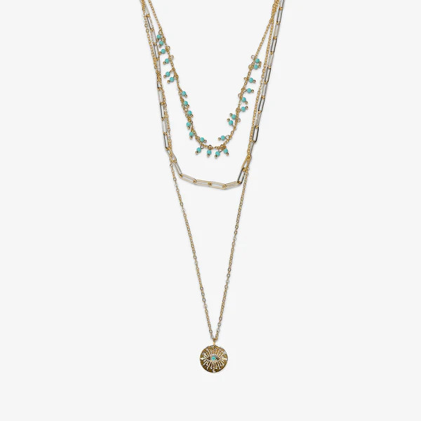 Mykonos 3 In 1 Layered Necklace | Pura Vida Bracelets