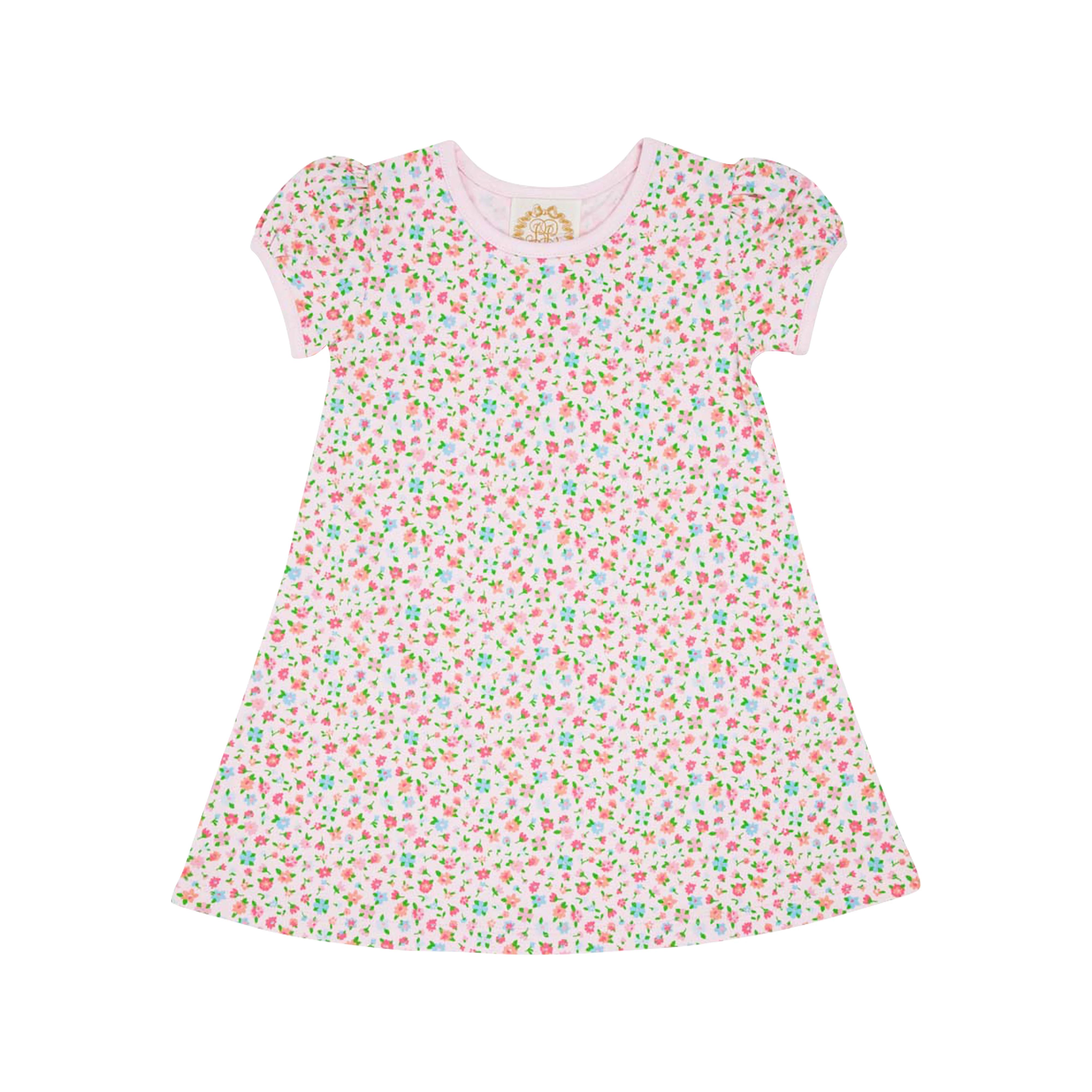 Penny's Play Dress - Fall Fest Floral with Palm Beach Pink | The Beaufort Bonnet Company