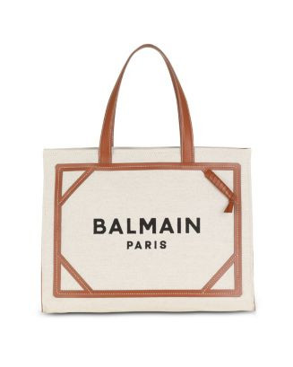 Balmain Women's B-Army 42 Canvas Tote Bag with Leather Details  | Bloomingdale's Sale Shop All | Bloomingdale's (US)