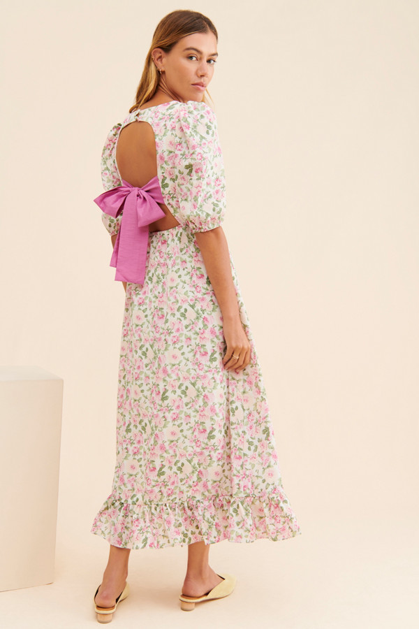 Forest Fauna Midi Dress | Nuuly