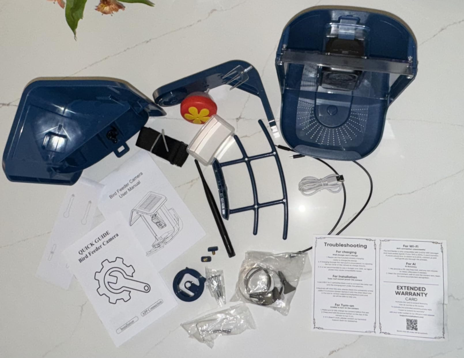 Bird Feeder with Camera Solar Powered: Smart Hummingbird Feeder for Backyard - 2K Live AI Identif... | Amazon (US)