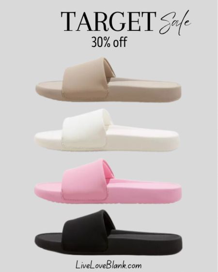 Target circle deals 
Love these target sandals…save 30% off
Similar to lululemon slides

#LTKfindsunder50 #LTKshoecrush #LTKstyletip