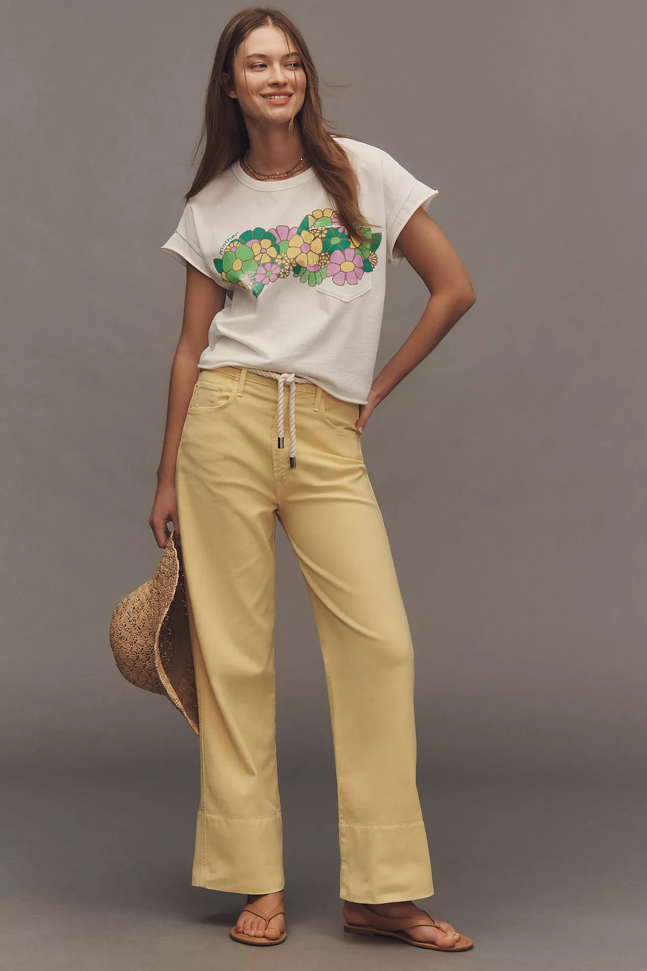 MOTHER The Maven High-Rise Wide-Leg Jeans | Anthropologie (US)