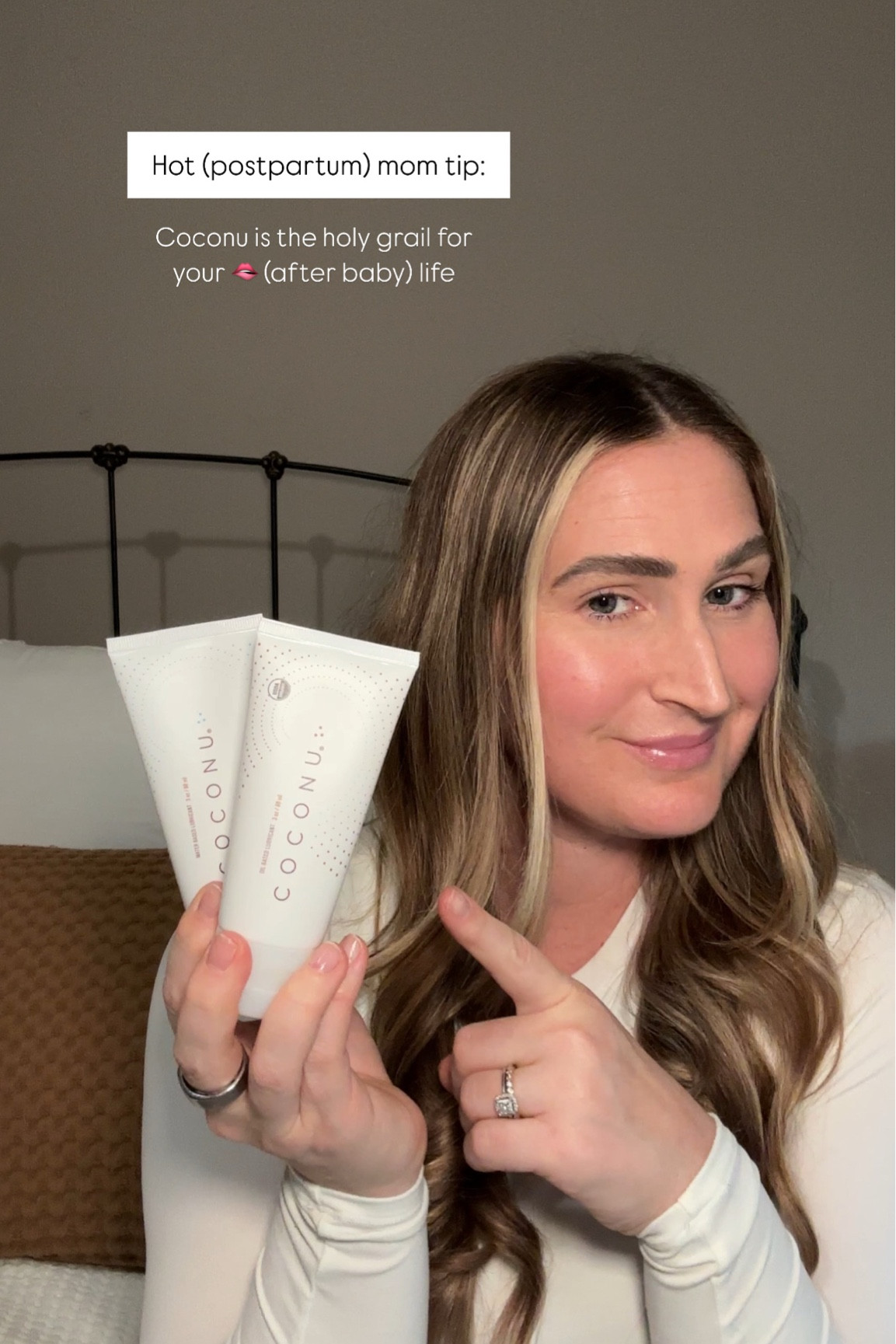 Coconu is here to help you literally reconnect with your lover in your postpartum era

She is a super clean ingredient lube.
She is different from your typical sticky lube.
No irritation. IYKYK

She is here to help momma get her sexy back.

Use code Hothealthymomma for 15% off your order.

Valentines gift list. Wellness. Postpartum Tip.