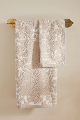 Devon Floral Cotton Towel Collection | Anthropologie (US)