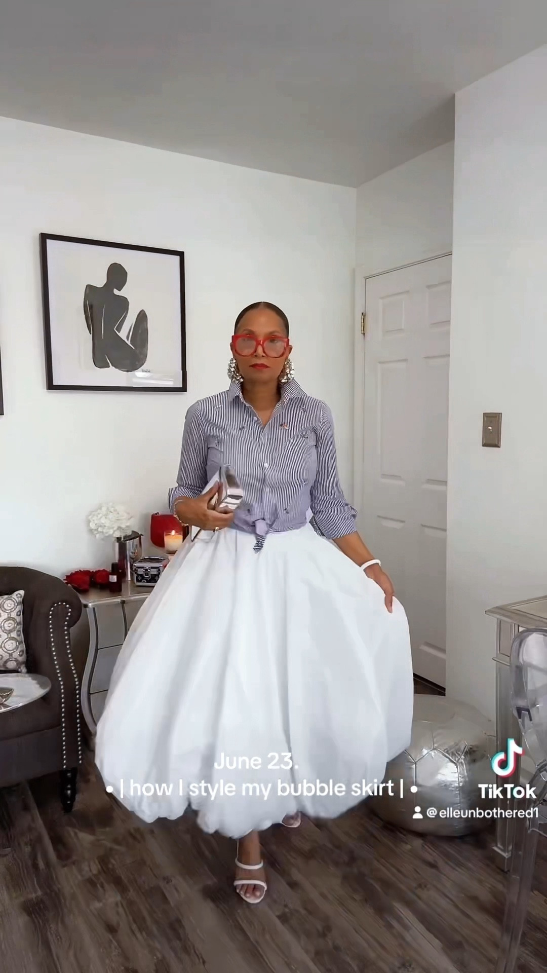 How to style a bubble skirt. 

#LTKStyleTip #LTKBeauty