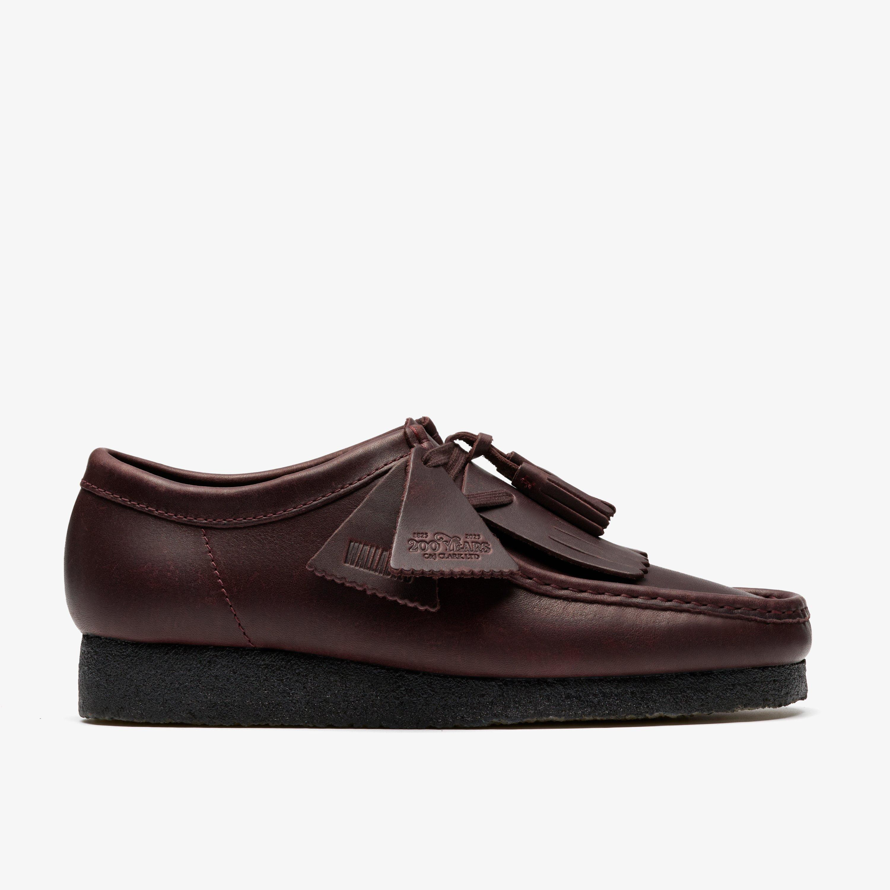 Mens Purple Grape Leather Wallabees | Clarks | Clarks (US)