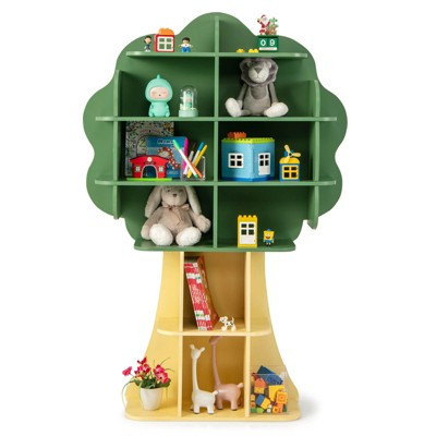 Infans Tree Bookcase Kids 6-Tier Toy Storage Organizer with Open Storage Shelves | Target