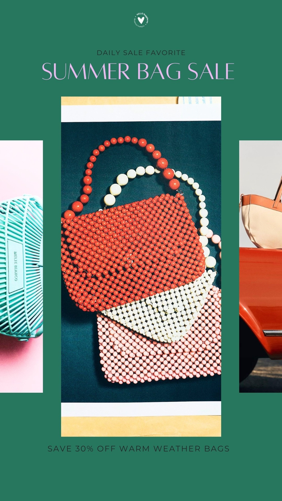 A cute bag can change the whole outfit. Loving these fun summer styles, and they're 30% off right now! ✨

#LTKootd #LTKSeasonal #LTKSaleAlert