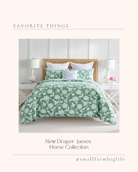 I love this reversible quilt set with shams by Draper James at Kohls. Get the matching blue embroidered sheet set and home sweet home decorative pillow. Home decor. Bedroom decor update. Bedding. Spring home decor update  

#LTKsalealert #LTKhome