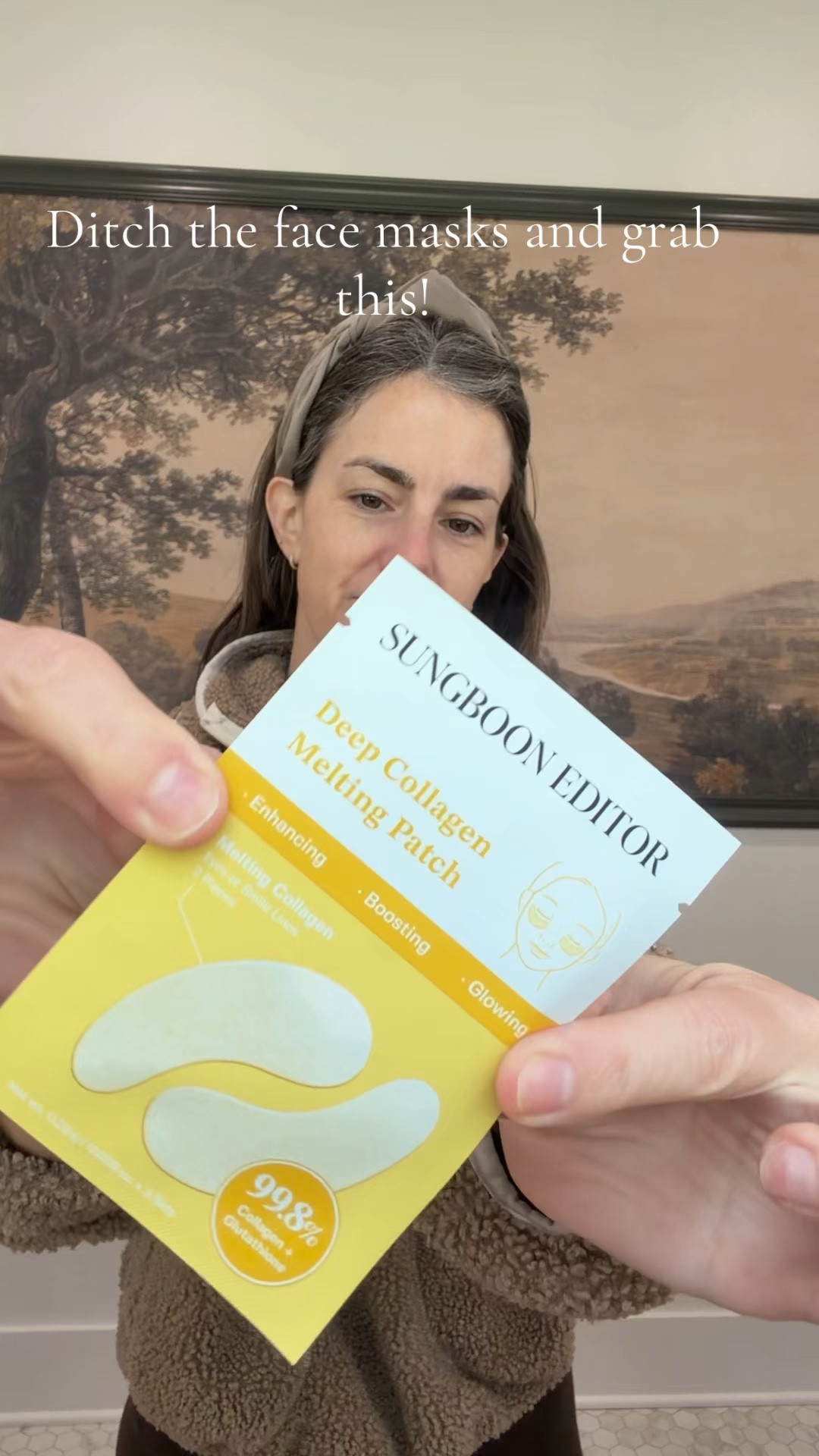 Love these easy to apply patches! No more annoying face masks 