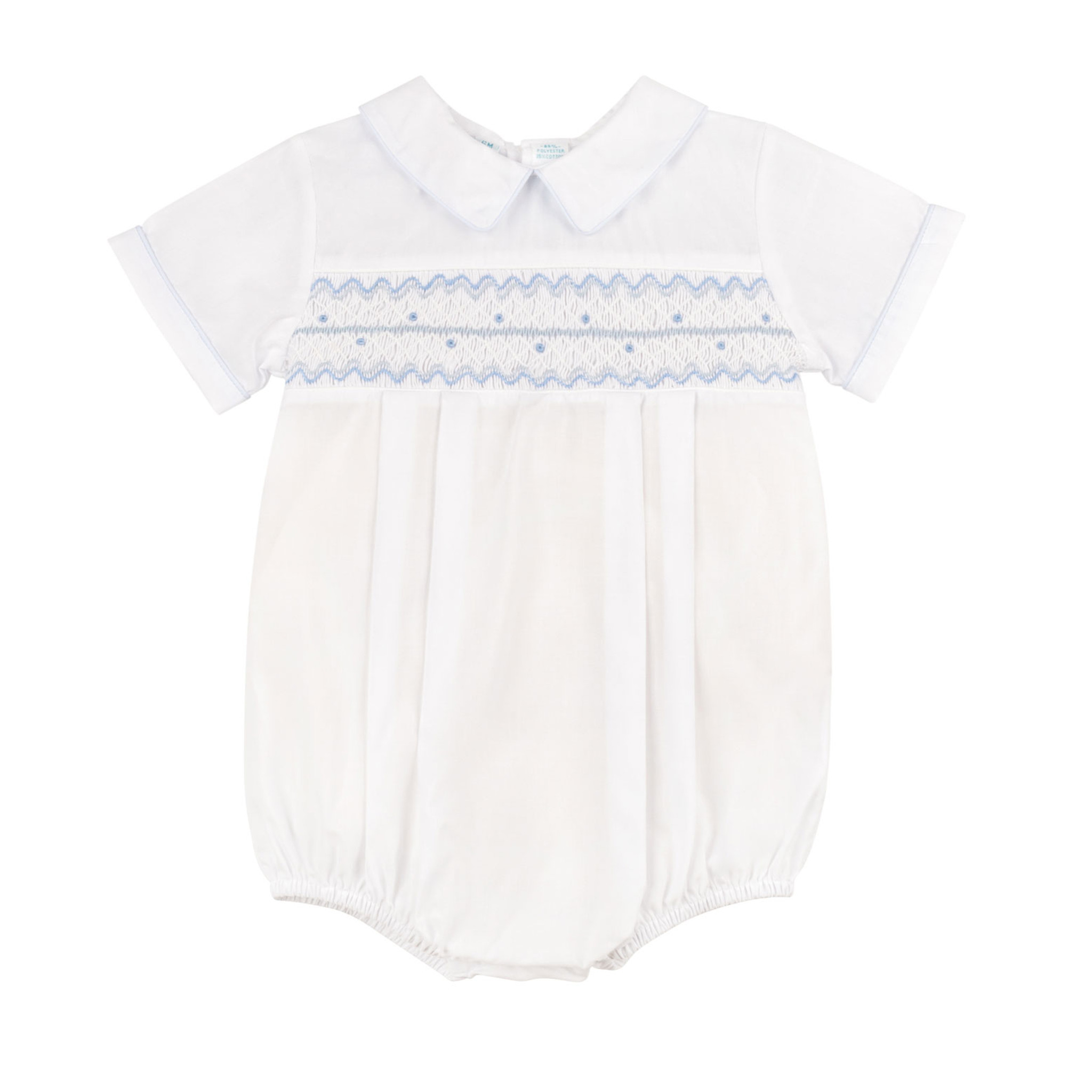 Boys Wave Smocked Romper | Feltman Brothers